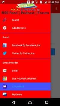 Email mail Inbox email suite All emails - RSS FEED screenshot 1