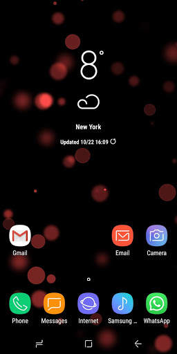 Amoled Particles Live Wallpaper Parallax screenshot 7