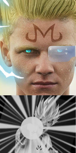 SelfComic: Super Saiyan Photo screenshot 1
