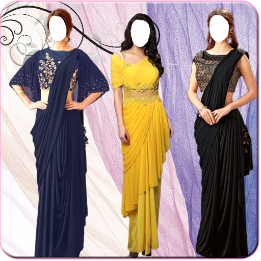 Women Stylish Sarees Photo Editor icon