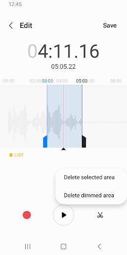 Samsung Voice Recorder screenshot 6