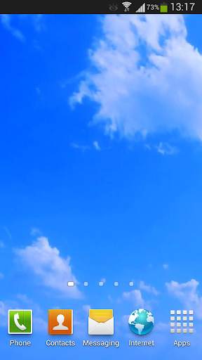 Blue Sky Live Wallpaper HD 3 screenshot 4