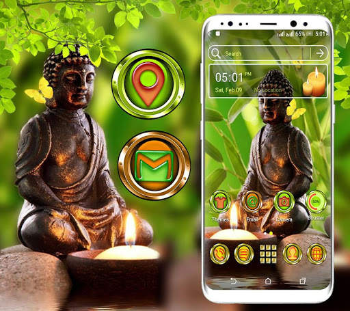 Lord Buddha Launcher Theme screenshot 1