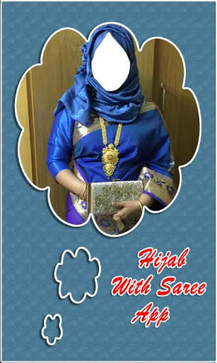 Hijab With Saree Photo Montage New 1 تصوير الشاشة