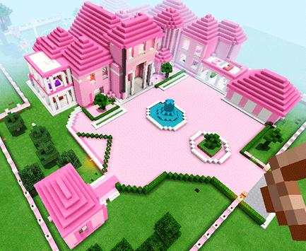 Pink dollhouse games map for MCPE roblox ed. screenshot 5