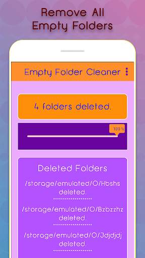 Empty Folder Cleaner - Remove Empty File Folder screenshot 4