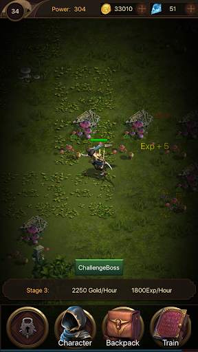 Dark Assassin - Idle Offline Time Killer RPG Game screenshot 2