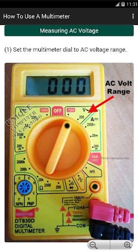 Electrical Tools How To Use A Digital Multimeter скриншот 7