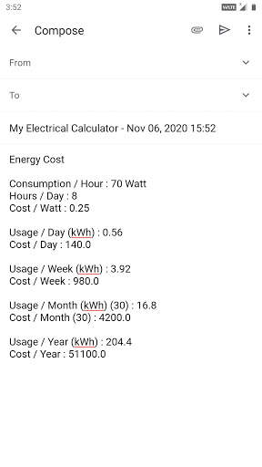My Electrical Calculator screenshot 8