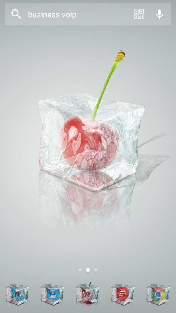 3D Ice Cubes Solo Launcher Theme screenshot 4