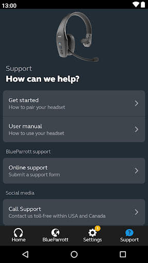 BlueParrott App screenshot 4