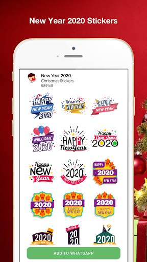 Christmas Stickers for Whatsapp 20 - WAStickerApps screenshot 4