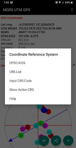 MGRS UTM GPS screenshot 7