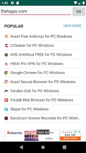 Web Browser Free screenshot 2
