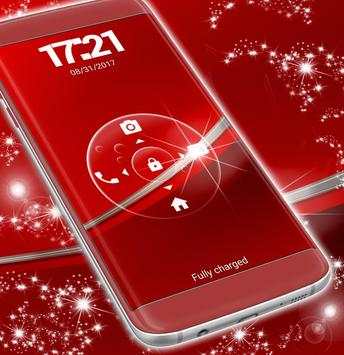 Hd Red Lock Screen Theme screenshot 4