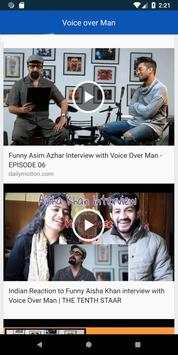 Voice Over Man Funny Interview screenshot 1
