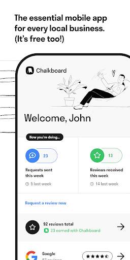 Chalkboard: Customer Reviews for Google, Facebook screenshot 1