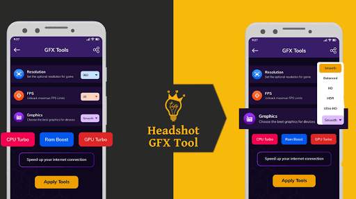 Headshot GFX Tool For Free Max Fire Sensitivity 💡 screenshot 1