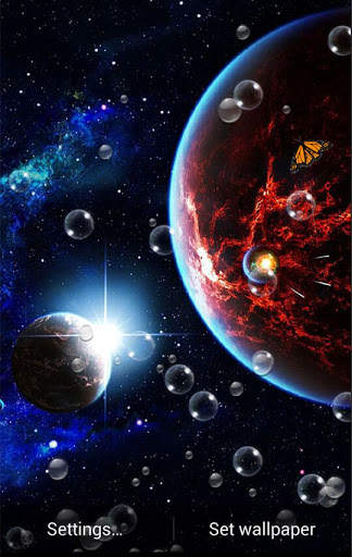 Galaxy Live Wallpaper screenshot 3