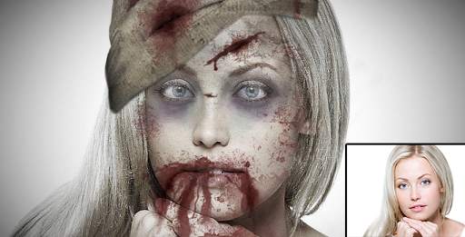 Horror Face Maker (Zombie) screenshot 2