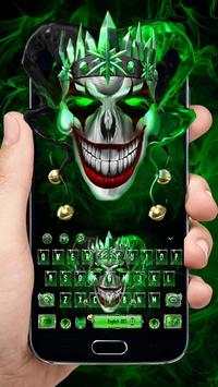 Joker Skull Keyboard Theme screenshot 1