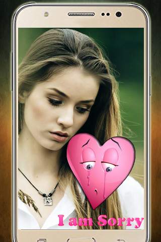Sorry Photo Sticker screenshot 2