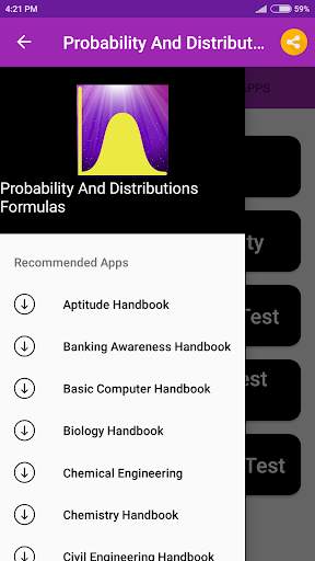 Probability And Distributions Formulas скриншот 4