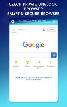 Czech Private Unblock Browser - Smart & Secure screenshot 5