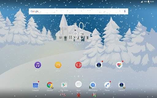 Silent Christmas Night Theme screenshot 8