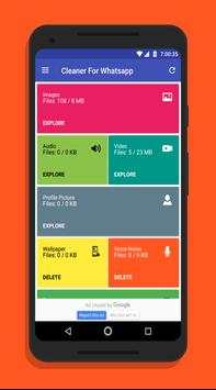 Cleaner For Whatsapp - clean junk file screenshot 1