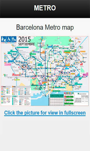 Mapa Barcelona metro bus tren screenshot 2