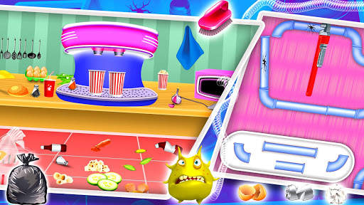Elsa Home Cleaning Games– Garage Dust Clean Up- screenshot 4