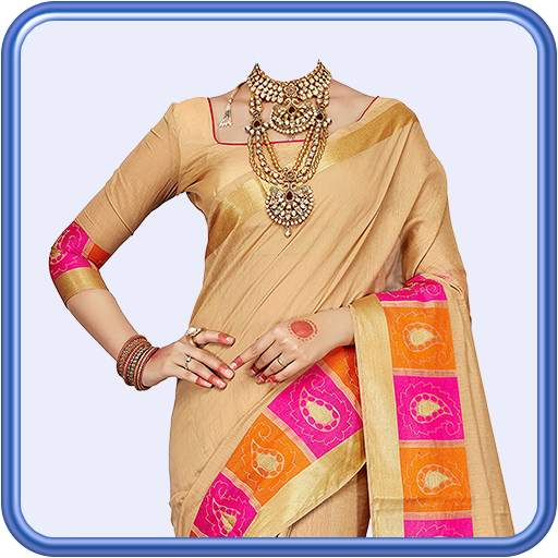 Women Bridal Saree Photo Suit 1.1