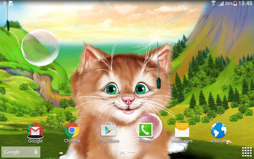 Kitten Live Wallpaper screenshot 4