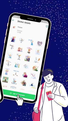 Magic Princess stickers for WhatsApp Messenger screenshot 2