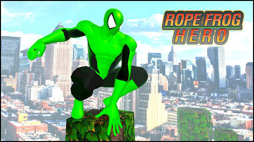 Rope Frog Hero: Rope Ninja Fighting Games screenshot 1