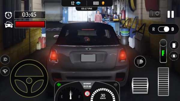 Car Traffic Mini Cooper One Racer Simulator स्क्रीनशॉट 3
