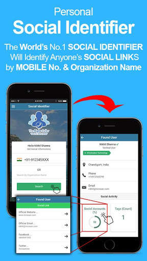 The Right Caller : Social Identifier screenshot 1