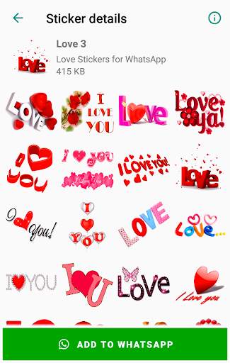 Love Stickers for WhatsApp ❤️❤️❤️ screenshot 7