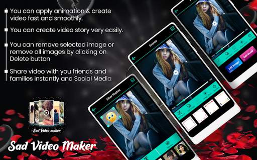 Video Maker & Sad Video Maker screenshot 1