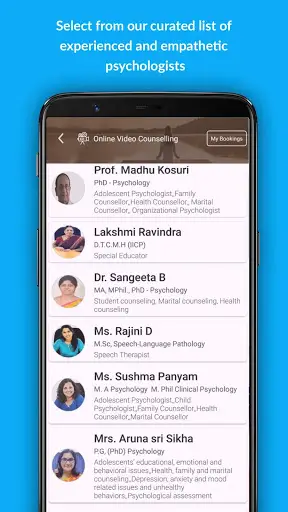 Wellness Hub: Video Counselling app for Depression screenshot 3