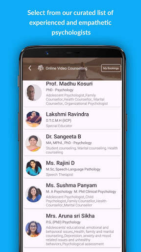 Wellness Hub: Video Counselling app for Depression screenshot 3