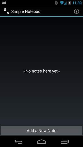 Simple Notepad screenshot 1