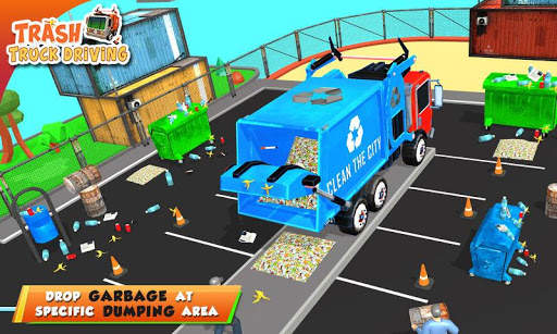 Urban Garbage Truck Driving - Waste Transporter screenshot 6