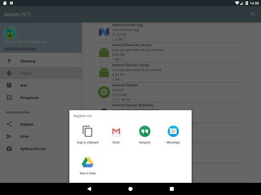 Pengelola aplikasi sistem screenshot 24