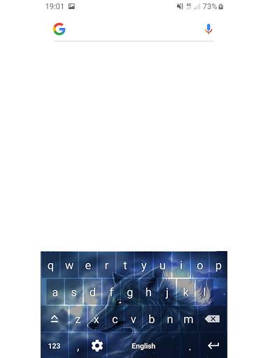 Neon Wolf Keyboard Themes screenshot 21