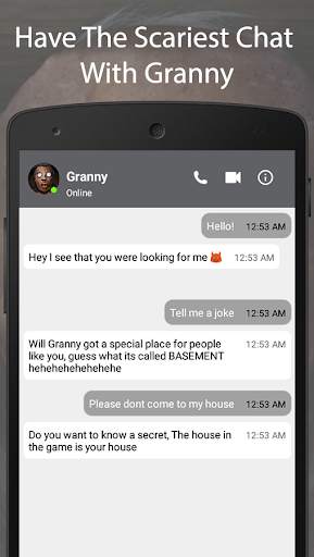 Granny's Fake Chat Video Call screenshot 1