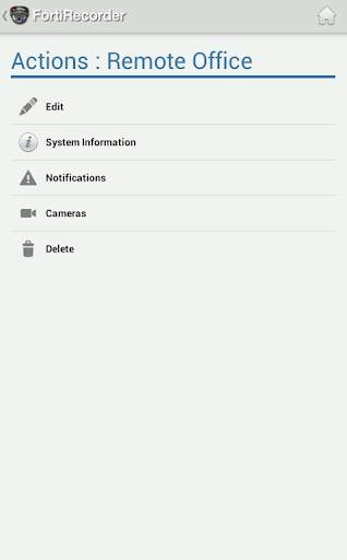 FortiRecorder Mobile screenshot 1