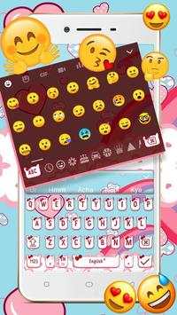 Cute Pink Kitty Cartoon Cat Keyboard Theme🐱 3 تصوير الشاشة