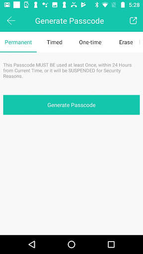 Oaks Smart Lock 3 تصوير الشاشة